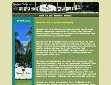 Tablet Screenshot of grandislesatwellingtonhomes.com